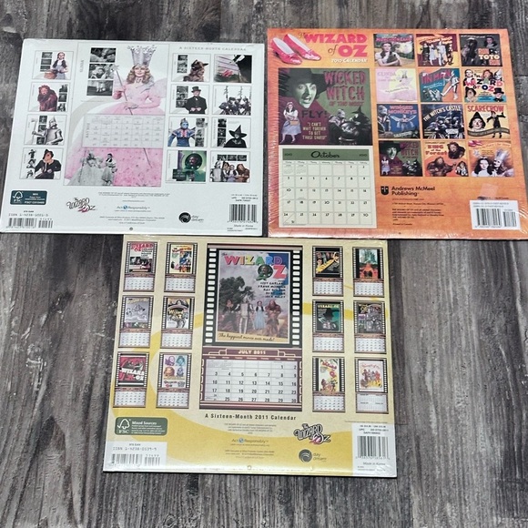 Wizard of Oz Calendars (3) - Picture 3 of 8